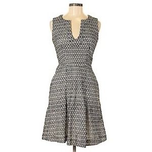 J. Crew eyelet cutout neckline dress